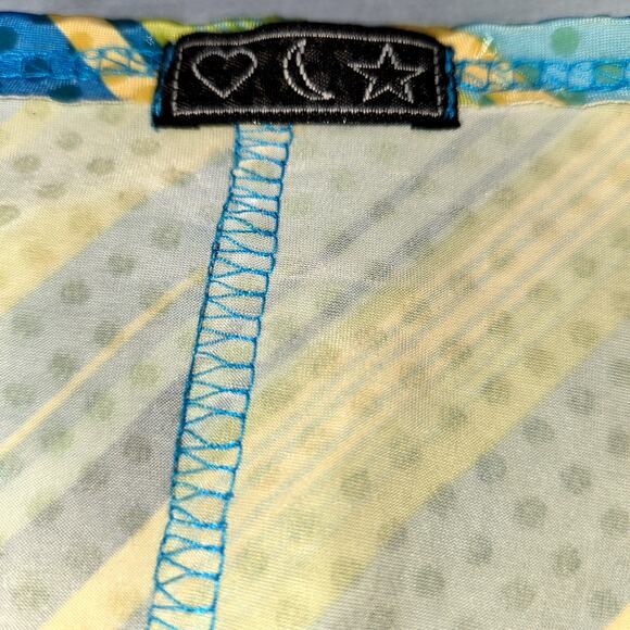 Women's Large Green Sparkle Sleeveless Midi Sun Dress Miss Size 12 14 L - Picture 3 of 6